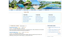 Desktop Screenshot of langkawi-malayhotels.com